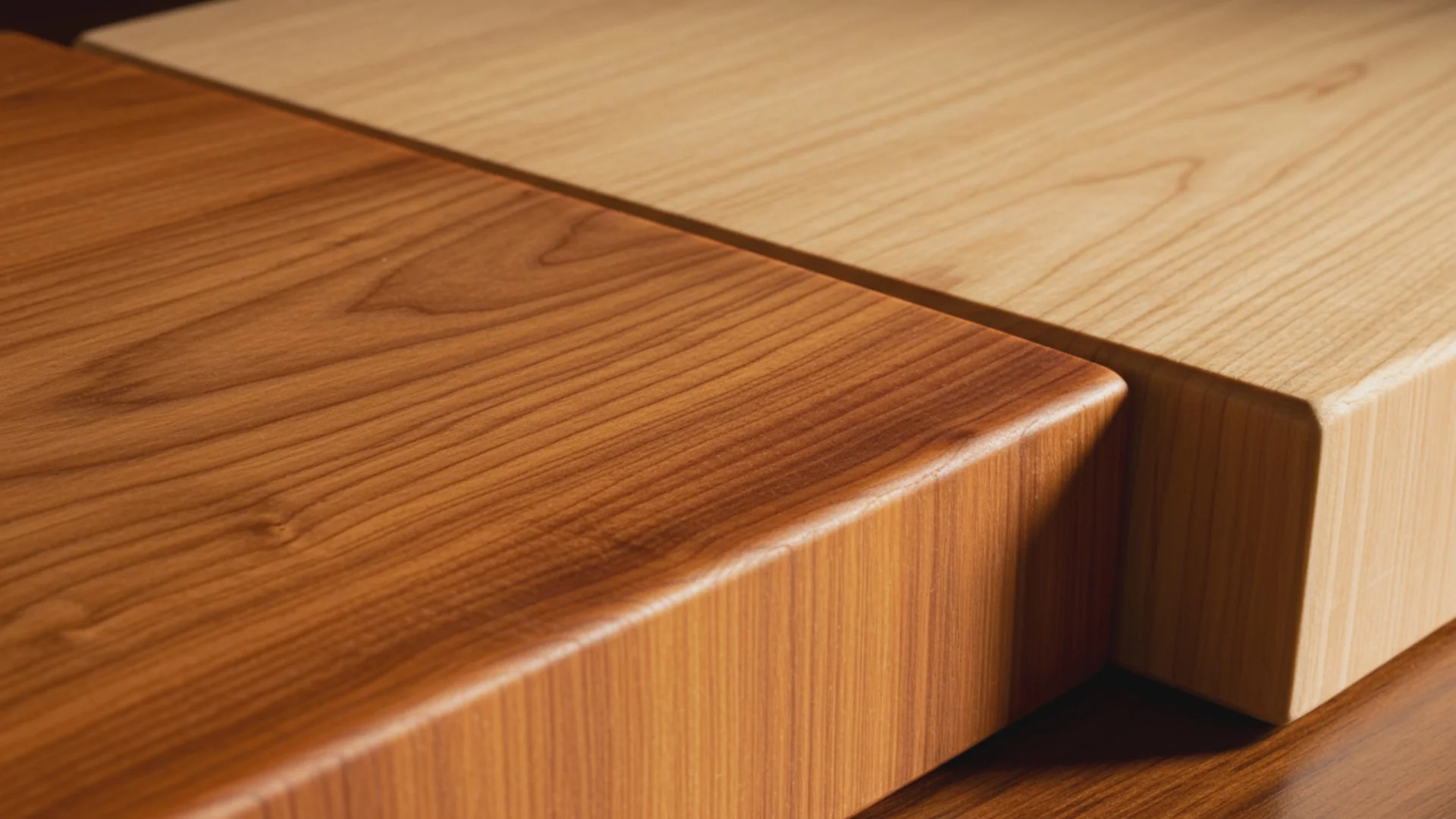Hand-carved wooden cutting board with live edge